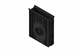 Пескоуловитель сборный пластиковый PolyMax Basic DN100 h616 высокий борт