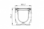 Лоток водоотводный PolyMax Drive пластиковый с решеткой щелевой чугунной ВЧ кл.С (комплект) 0800033-М