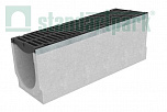 Лоток водоотводный бетонный BetoMax DN300 с чугунной решеткой кл. F (комплект)