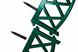 Садовое ограждение «Арка» (цвет зеленый), рис. 2