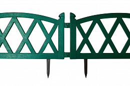 Садовое ограждение «Арка» (цвет зеленый), рис. 2