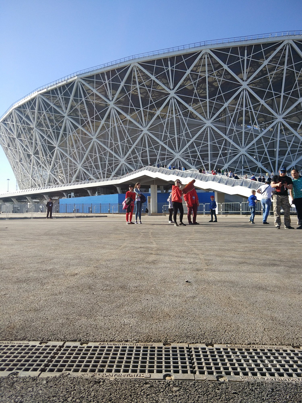 Линейный водоотвод для «Волгоград Арена» в рамках ЧМ 2018