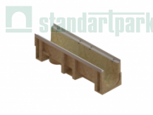 Лоток водоотводный CompoMax DN200 полимербетонный кл.D,Е,F