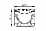 Лоток водоотводный  PolyMax Drive пластиковый с решеткой щелевой чугунной ВЧ кл. Е (комплект) 0802055-М