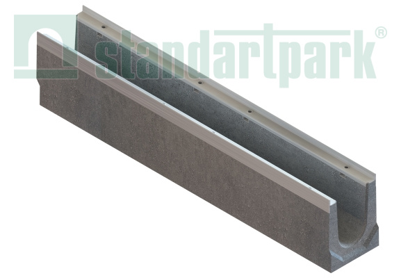 Лотки водоотводные бетонные BetoMax DN100 каскадом h120-h230 под решетку кл. E600